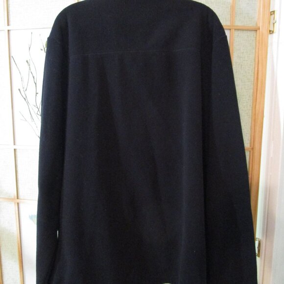 CLOTHIN brand men's 2XL black zip-up jacket - Picture 2 of 7